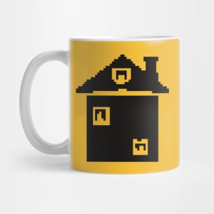 Black House pixel art Mug